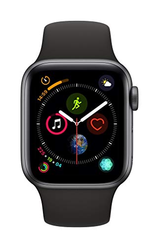 Apple Watch Series 4 (GPS + Cellular, 40mm) – Space Gray Aluminium Case with Black Sport Band Apple Watch Series 4 (GPS + Cellular, 40mm) – Space Gray Aluminium Case with Black Sport Band