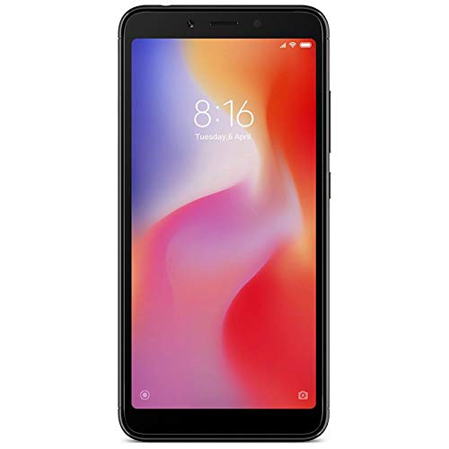 XIAOMI Redmi 6 GSM Unlocked 64GB Smartphone with 12MP+5MP Vivid Cameras, 5.45-inch HD Full Screen Display and AI Face Unlock – Black XIAOMI Redmi 6 GSM Unlocked 64GB Smartphone with 12MP+5MP Vivid Cameras, 5.45-inch HD Full Screen Display and AI Face Unlock – Black