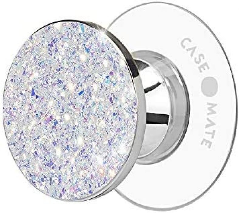 Case-Mate – MINIS – Phone Grip – Holder – Stand – Removable – Allows MagSafe Accessory Usage – Universally Compatible – Suction Cup – Twinkle Stardust