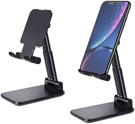 Cell Phone Stand for Desk, Angle Height Adjustable Phone Holder for Office, Compatible with iPhone 13 12 11 Pro XS Max XR 8 7 6S Plus, Samsung S20+ Note10, Tablets, Charging Accessories (2 Pack) Cell Phone Stand for Desk, Angle Height Adjustable Phone Holder for Office, Compatible with iPhone 13 12 11 Pro XS Max XR 8 7 6S Plus, Samsung S20+ Note10, Tablets, Charging Accessories (2 Pack)