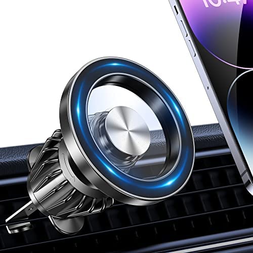 for iPhone MagSafe Car Mount Vent【Strongest Magnets】 Magnetic Phone Holder for Car air Vent【360° Adjustable】MagSafe Accessories for iPhone 14 Pro Max 13 12 Pro Plus Mini &MagSafe Case & All Phones for iPhone MagSafe Car Mount Vent【Strongest Magnets】 Magnetic Phone Holder for Car air Vent【360° Adjustable】MagSafe Accessories for iPhone 14 Pro Max 13 12 Pro Plus Mini &MagSafe Case & All Phones