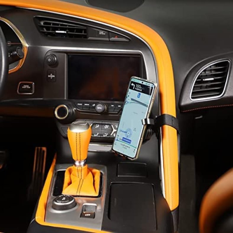 JONKOKO Car Central Control Armrest Car Phone Mount for Chevrolet Corvette C7 2014-2019 Auto Mobile Phone Holder Accessories JONKOKO Car Central Control Armrest Car Phone Mount for Chevrolet Corvette C7 2014-2019 Auto Mobile Phone Holder Accessories