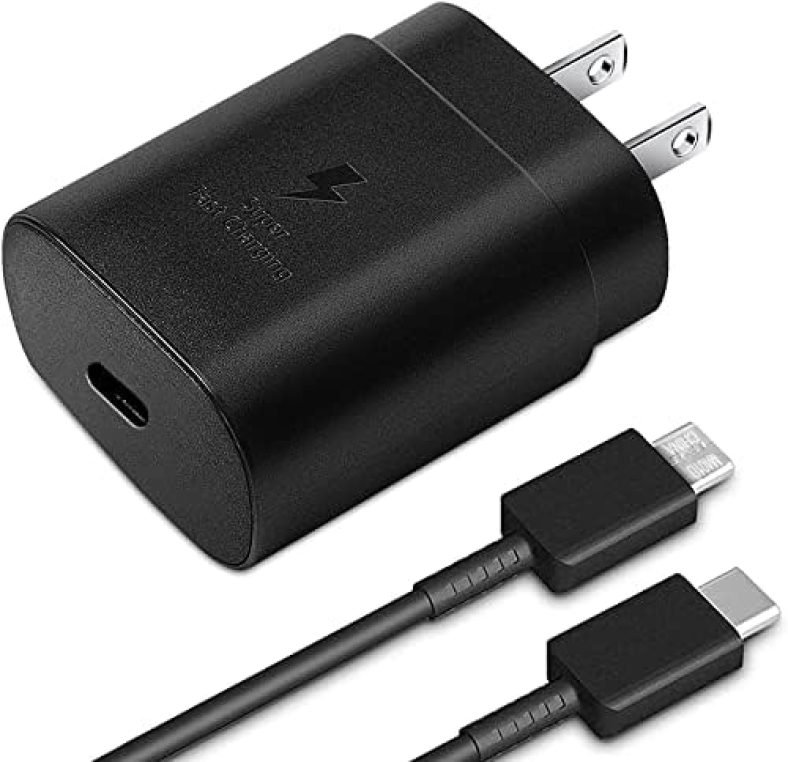USB Type C Charger, Samsung 25W USB C Super Fast Charging Block & 5ft Android Phone Charger Cable for Samsung Galaxy S23 S22 S21 S20 Plus Ultra, Note 20 10 9 8, S10 S9 S8 Pixel 6 5 4 Pro XL USB Type C Charger, Samsung 25W USB C Super Fast Charging Block & 5ft Android Phone Charger Cable for Samsung Galaxy S23 S22 S21 S20 Plus Ultra, Note 20 10 9 8, S10 S9 S8 Pixel 6 5 4 Pro XL