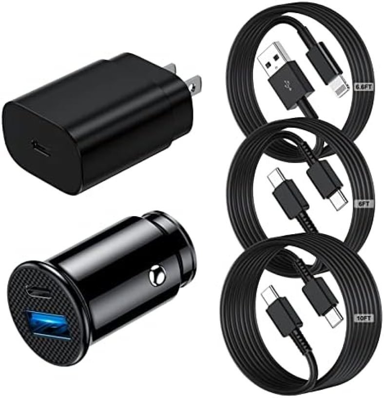USB C Samsung Galaxy Fast Charger, Super Fast 25W Samsung Wall Charger Block with 3X Cable+27W Dual Car Charger for Samsung Galaxy S23 Ultra/S23+/S23/S22 Ultra/S22+/S22/S21/S20/Note 20/Note 10+/iphone USB C Samsung Galaxy Fast Charger, Super Fast 25W Samsung Wall Charger Block with 3X Cable+27W Dual Car Charger for Samsung Galaxy S23 Ultra/S23+/S23/S22 Ultra/S22+/S22/S21/S20/Note 20/Note 10+/iphone