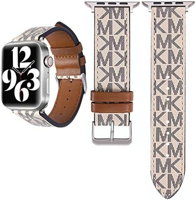 Luxury Watch Band Compatible with Apple Watch Band 44mm 38mm 40mm 41mm 42mm 45mm for Women Men, Designer Top Leather Band Strap Classic Band Buckle for iWatch Series SE 8/7/6/5/4/3/2/1 Ultra Luxury Watch Band Compatible with Apple Watch Band 44mm 38mm 40mm 41mm 42mm 45mm for Women Men, Designer Top Leather Band Strap Classic Band Buckle for iWatch Series SE 8/7/6/5/4/3/2/1 Ultra