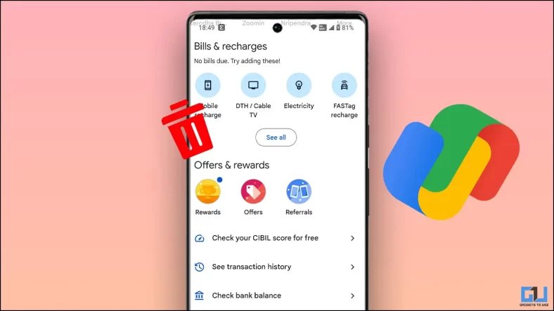 How to Delete Your Past Transaction History on Google Pay