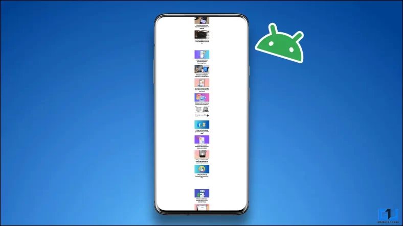 2 Ways to Capture Scrolling Screenshot on a OnePlus Phone