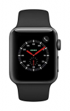 Apple Watch Series 3 (GPS + Cellular, 38mm) – Space Gray Aluminium Case with Black Sport Band