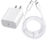 iPhone 20W Super Fast Charging Block [Apple MFi Certified] USB-C Wall Power Charger with 6FT Type C to Lightning Long Cable Compatible with iPhone 14/14Pro Max/iPhone 13/13Pro/12/12 Pro/11/11Pro,iPad