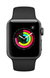 Apple Watch Series 3 (GPS, 38mm) – Space Gray Aluminium Case with Black Sport Band