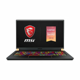 MSI GS75 Stealth-093 17.3″ Razor Thin Bezel Gaming Laptop NVIDIA RTX 2080 8G Max-Q, 144Hz 3ms, Intel i7-8750H (6 cores), 32GB, 512GB NVMe SSD, TB3, Per Key RGB, Win10H, Matte Black w/ Gold Diamond Cut