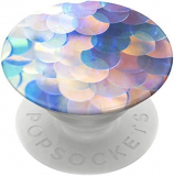 PopSockets PopGrip: Phone Grip and Phone Stand, Collapsible, Swappable Top, Shimmer Scales