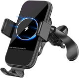 Wireless Car Charger,HYUNDAI 15W Qi Fast Charging Auto Clamping Car Charger Phone Mount for Car Air Vent Compatible with iPhone 13/12/11/X, Samsung Galaxy S22+/S21/S10/Note 20 etc
