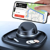 VICSEED 2023 Upgraded Dashboard Phone Holder Car [No.1 Stable, Never Slip& Fall] Reusable Silicone Phone Mount for Car Dash Anti-Slip Pad Mat Car Phone Holder Mount Fit iPhone 14 Pro Max All Phones