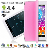 Indigi HOT PINK 2-in-1 Phablet 7.0in 3G SmartPhone Android 4.4 Tablet PC ATT TMobile Straightalk Unlocked!